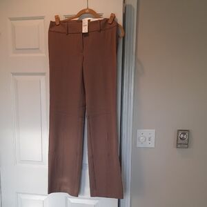 NWT Loft Original Fit Dress Trousers BROWN